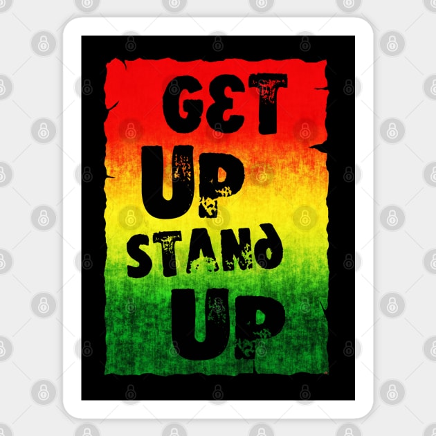 Get Up, Stand Up Sticker by Erena Samohai